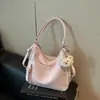Mochila tote retrô de grande capacidade estilo coreano da moda para mulheres, nova coleção 2026, bolsa de mão e bolsa transversal simples e única para o dia a dia