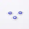 Acessórios redondos de moda com diamantes e óleo gotejante joias para roupas pulseira colar acessórios de metal olhos azuis fábrica atacado