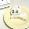 Versión coreana 2024 de clip de gato tridimensional de peluche lindo clip de tiburón para el cabello clip para el cabello clip para el cabello parte posterior de la cabeza de los niños