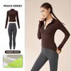 Chaqueta Deportiva de Otoño e Invierno con Forro Polar para Yoga, Correr, Fitness, Ajustada, Pantalones de Yoga Slim, Ropa de Yoga Gruesa Lulu, Traje