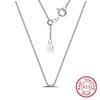 Huasheng Jewelry Cadena de Caja Ajustable de Plata S925 de 0.6 mm Colgante con Cadena Directo del Fabricante Venta al por Mayor