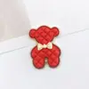 Zhuzi Nuevo Oso Pintado con Spray Creativo Accesorios para Joyería DIY Funda para Teléfono Móvil Material de Belleza Accesorios de Oso de Aleación