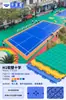 Pista de Baloncesto con Piso Flotante Alfombra Jardín de Infantes Exterior Ensamblado Plástico Bádminton Plástico Piso Deportivo Exterior