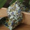 Cinta vintage con estampado de doble cara, hecha a mano, para niños y mascotas, lazo para el cabello, accesorios estilo Mori, para ropa, zapatos, sombreros, cinta.
