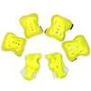 Equipamento de Proteção Infantil para Patinação 6 Peças Capacete Esportivo Conjunto para Skate e Patinação Joelheiras Cotoveleiras Munhequeiras Proteção de Segurança
