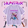Camiseta Informal de Manga Corta con Cuello Redondo para Niños, Estampado Kpop Demon Hunters, Holgada