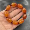 Pulsera de cuentas de arroz y cera de abejas ámbar de segunda generación optimizada Huaxia Meiyu, precio especial