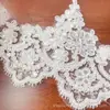 Adorno de encaje con lentejuelas bordado de alta resistencia, utilizado como accesorio para vestidos de novia, tocados, cortinas y otros fines decorativos