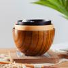Tazón de madera de azufaifo estilo japonés Tazón para fideos Tazón para sopa Juego de vajilla para el hogar Tazón de madera para niños Tazón para comida de bebé Tazón para ensalada/fruta