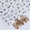 Pegatinas para Uñas de Bambú Bronceadas Estilo Chino con Adhesivo Nuevo Estilo Chino Bambú Uñas Pegatinas Joyería Estilo Dh
