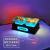 Prato de Frutas com LED Bar KTV Aço Inoxidável Camada Dupla Três Camadas Bandeja de Lanches Frutas Lanche Criativo Uso Comercial