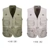 Chaleco Multibolsillos en Stock de Fábrica Primavera y Otoño para Hombre Exterior Pesca Fotografía Ocio Tres Amigos Chaleco Nuevo