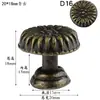 Maçaneta de Gaveta de Liga de Zinco Brilhante de Furo Único Maçaneta Retro Moderna para Gaveta Porta de Armário Decoração de Casa Maçaneta com Padrão Redondo