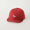 Chapéu Infantil com Aba Macia, Design de Cachorrinho Fofo, Chapéu de Sol Casual para Bebê, Boné de Baseball Color Block com Letras