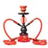 Suministro Transfronterizo Fábrica de Hookahs Set de Hookahs Árabes Hookah de Vidrio de Doble Tubo Accesorios para Hookah Hookah