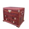 Lao Da Hong Sour Bough Cake Jewelry Box Redwood Caixa de armazenamento de joias para meninas Flor rica presente de aniversário