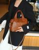 Bolso de Mujer Piel Genuina Estilo Nuevo Bolso de Mano de Gama Alta Primera Capa Piel de Vaca Bolso Cruzado Gran Capacidad Bolso Tote para Viajar