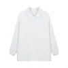 Sistema de Sal de Otoño Camisa Blanca de Manga Larga Ropa Interior para Mujer Ropa Exterior Holgada Versátil Estilo Americano Camisa Base Superior Elegante para Mujer