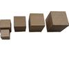 Bloque de Haya Cúbico Bloque Pequeño de Madera Cúbico Bloque de Construcción de Madera Maciza Material para Fabricación de Modelos Diy Hecho a Mano de Haya