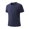 Camiseta de Manga Corta de Verano 2026 para Hombre, Ropa de Exterior con Sensación de Hielo, Secado Rápido, Cuello Redondo, Deportiva, para Correr, Fitness, Tallas Grandes, Manga Corta t