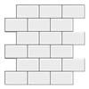 Pegatinas de pared autoadhesivas con pegamento de gota, procesamiento de fábrica, serie de ladrillos cuadrados pequeños, decoración de pared, papel tapiz 3D, pegatinas impermeables y resistentes a las manchas