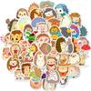 Gran Venta 50 Pegatinas de Erizo Grises Dibujos Animados Lindos Creativas Pequeños Animales Pegatinas de Erizo Regalos para Clase de Entrenamiento
