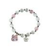 Yiwu Atacado de Pulseira de Pérola Cerâmica de Pequenos Produtos Joia de Mão com Contas de Cristal Pulseira para Casal Estudantes Crianças Joia Feminina