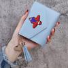 Bolsa para Monedas con Borla de Color Sólido de Spider-Man, Cartera Delgada, Cartera Corta, Portatarjetas de Estudiante, Cartera Corta con Múltiples Ranuras para Tarjetas