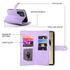 Funda abatible para Samsung S25 FE con correa de muñeca, funda tipo cartera con cremallera para Samsung A27, funda antigolpes para teléfono