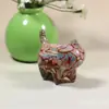 Pintura Flotante Gato Adornos de Escritorio de Madera Hechos a Mano Oso Violencia Jirafa Lindos Adornos Pequeños Regalo Asa Manual Creativa