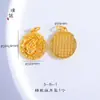 Collar Colgante de Calidad Superior Arena Oro Pavo Real Calabaza Ruyi Cerradura Hebilla Ping An Dinero de Una Noche Hilo Cerradura Xiangyun Cerradura para Bebé