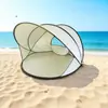 Tienda de playa, protección solar para la costa, resistente al viento, toldo resistente al agua, totalmente automática, fácil de abrir, suministros para exteriores, tienda plegable pequeña para exteriores