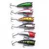 Pequeño al por mayor superficie del agua boca grande ola golpea tipo agua cebo artificial equipo de pesca cebo Luya 6cm/7.7g
