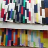 Tecido de Malha Jersey Listrado Tingido em Fio 100% Algodão Stretch Listrado 4,5cm Tecido para Camiseta Stretch 100% Algodão Penteado