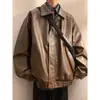Chaqueta cool de estilo americano de alta calle transfronteriza, nueva marca de moda para primavera y otoño, abrigo casual holgado retro de nicho
