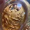 Amuleto Budista Tailandês Luang Po Chan Nam 2562, Quadrangular com Cartão, Numerado Individualmente, Amuleto Tailandês Autêntico Original do Templo
