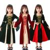 Disfraz de corte medieval retro europeo de Halloween, disfraz aristocrático infantil, disfraz de princesa para niñas.
