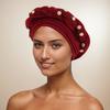 AliExpress Amazon casamento indústria pesada laminado cross braid cap African cap africa turbante cap