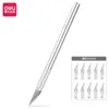 Deli 2058 Cuchillo Pequeño de Utilidad, Cuchillo Pequeño para Papel Tapiz, Cuchillo Express, Abrecajas, Cuchillo de Metal, Abrepaquetes, Cortador de Papel