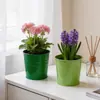 Maceta Pequeña de Hierro Adorno de Escritorio, Decoración Personalizada, Maceta Pequeña para Suculentas, Maceta Simple Creativa Estilo Americano para Plantas Verdes