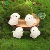 Planta en Maceta Micro-Paisaje Cachorro que Brilla en la Oscuridad Adornos Pequeños para Coche Escritorio Llavero Juguete Accesorios Decorativos