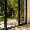 Colgante de Cristal Floral Hueco que Atrapa la Luz, Adorno Colgante Refractivo de Prisma, Decoración de Luz y Sombra para Ventana, Accesorio Colgante Decorativo para el Hogar
