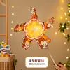 Linternas de Molinillo para el Festival del Medio Otoño 2026 Linternas de Mano para Niños Estilo Tradicional Juguetes Hechos a Mano Manualidades Decoración Ambiente del Año del Caballo