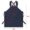Amazon Delantal de Lona de Algodón Impermeable con Múltiples Bolsillos, Logo Personalizado, para Jardinería Casera y Carpintería, Resistente al Desgaste, Ropa de Trabajo para Hombres