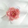 S 9cm Flor de Rosa Artificial DIY Hecha a Mano Flor para la Cabeza Ramillete Corona Accesorios Fondo de Boda Accesorios para Sesión de Fotos