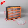 Caja de Almacenamiento para Artículos Varios de Escritorio Plástico Simple Tipo Cajón Compartimentada Caja de Herramientas para Piezas Clasificación y Organización Hogar Montado en Pared