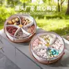 Bandeja Exhibidora para Snacks, Caja de Dulces de Semilla de Melón, Mesa de Café para Sala de Estar en Casa, Caja de Almacenamiento para Frutas Secas, Artefacto de Almacenamiento de Plato de Fruta de Alta Gama