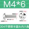 Tornillos Hexagonales de Cabeza Redonda Plana de Acero Inoxidable 304 Iso7380 Cabeza Panal Hexagonal Máquina Rosca M2M3M4M5M6-M10