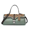 Bolso Transfronterizo para Mujer 2025 Nuevo Moda Retro Europea y Americana Bolso Almohada Personalizado Color Contrastante Bolso Cruzado de Mano para Hombro