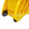 Barandilla de Protección para Hueco de Elevador Retráctil Valla de Plástico Portátil Desmontable Barandilla de Construcción Aislada Plegable